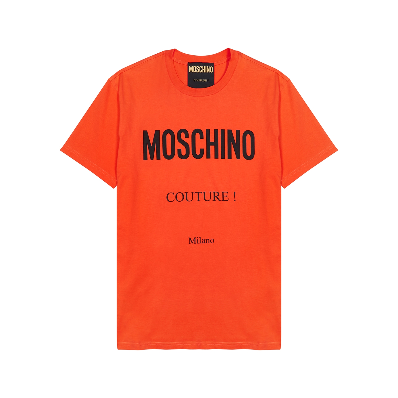 Moschino Orange Logo-print Cotton T-shirt - 48
