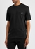 Black logo cotton T-shirt - MOSCHINO