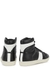 Alpha Sigma panelled leather hi-top sneakers - Saint Laurent