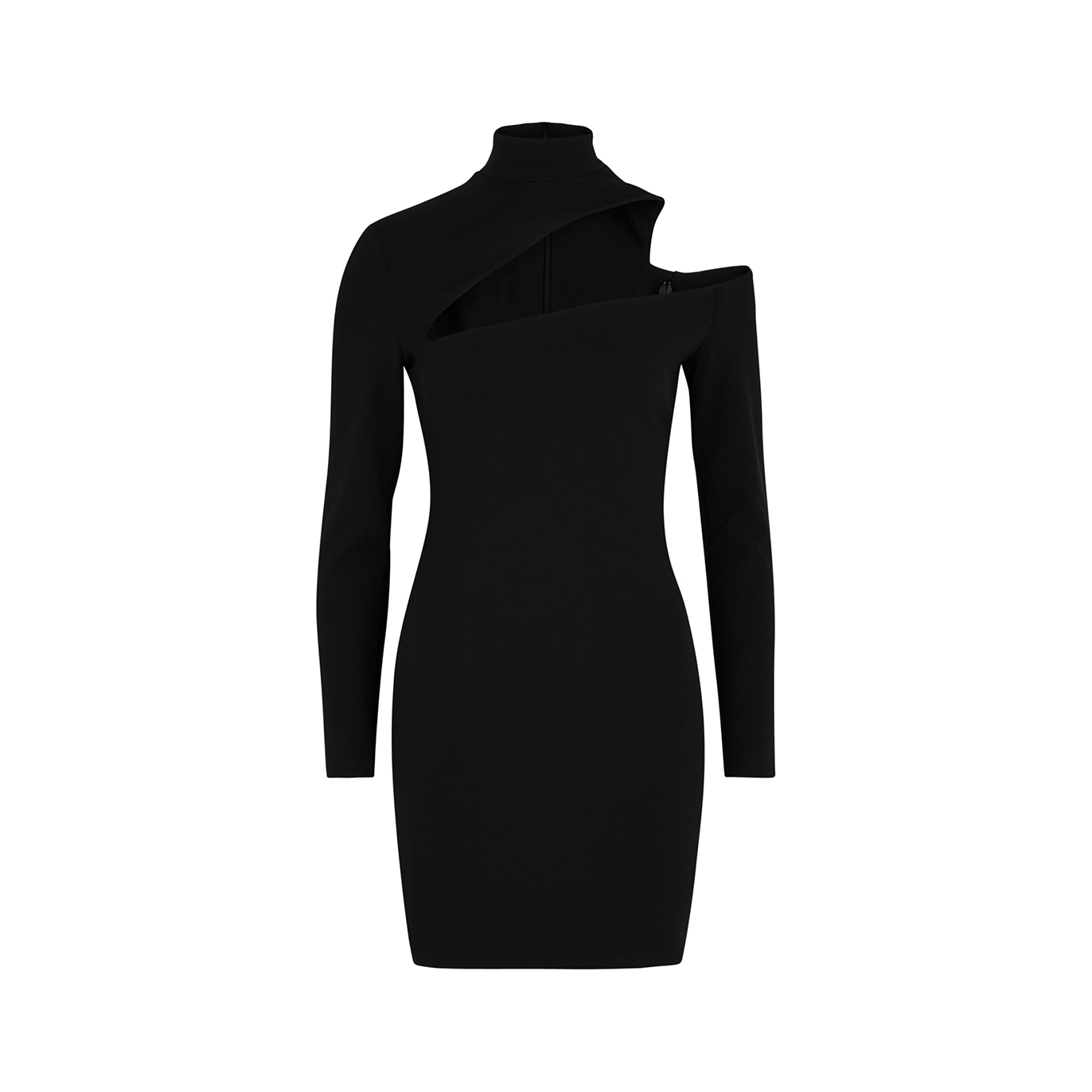 Solace London Rowan Black Cut-out Mini Dress - 10