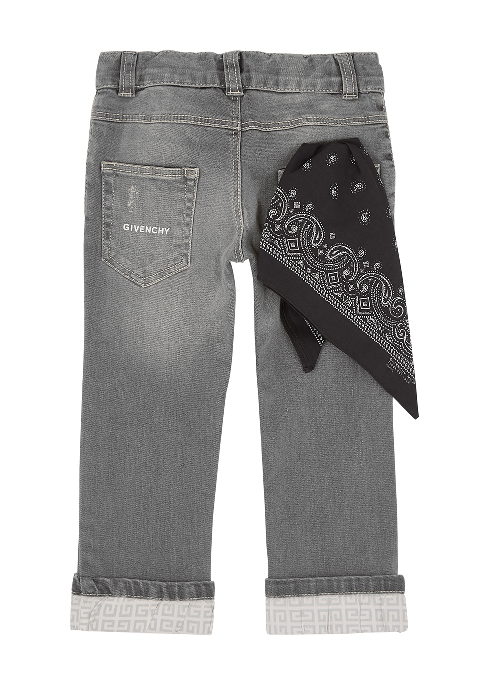 2-3 years Harvey Nichols Clothing Jeans Stretch Jeans KIDS Distressed stretch-denim jeans 