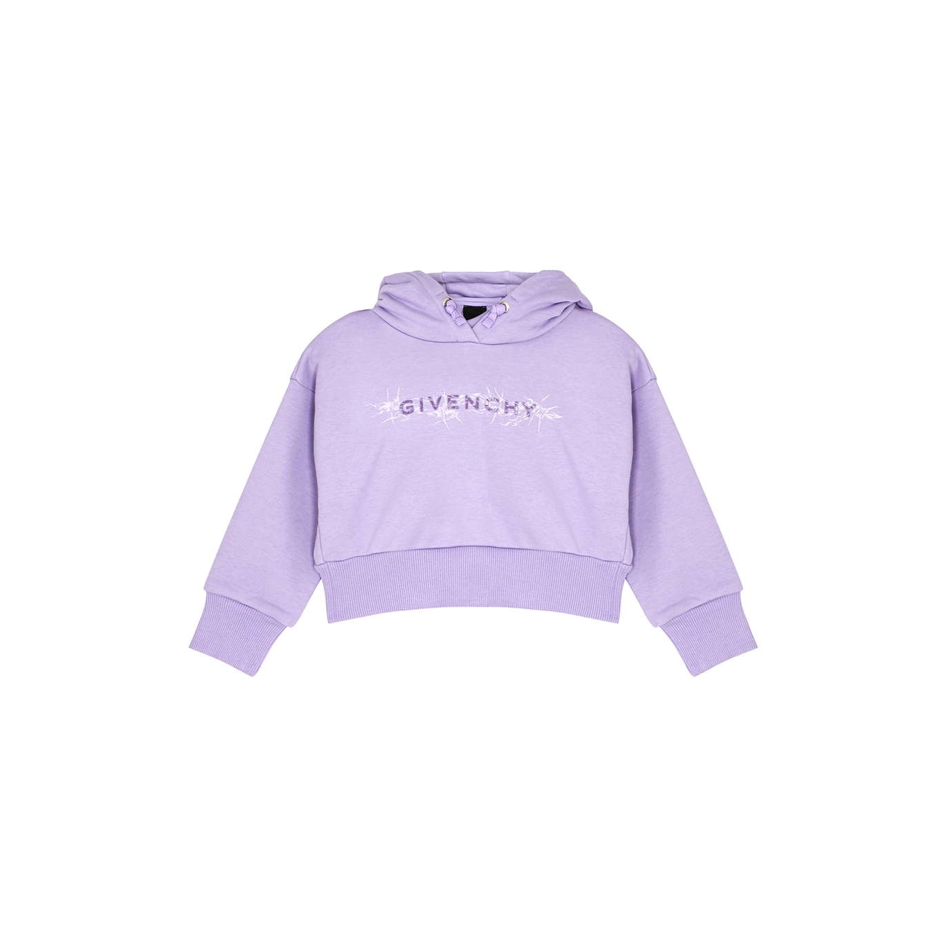 Givenchy Kids Lilac Logo Hooded Jersey Sweatshirt (4-5 Years)