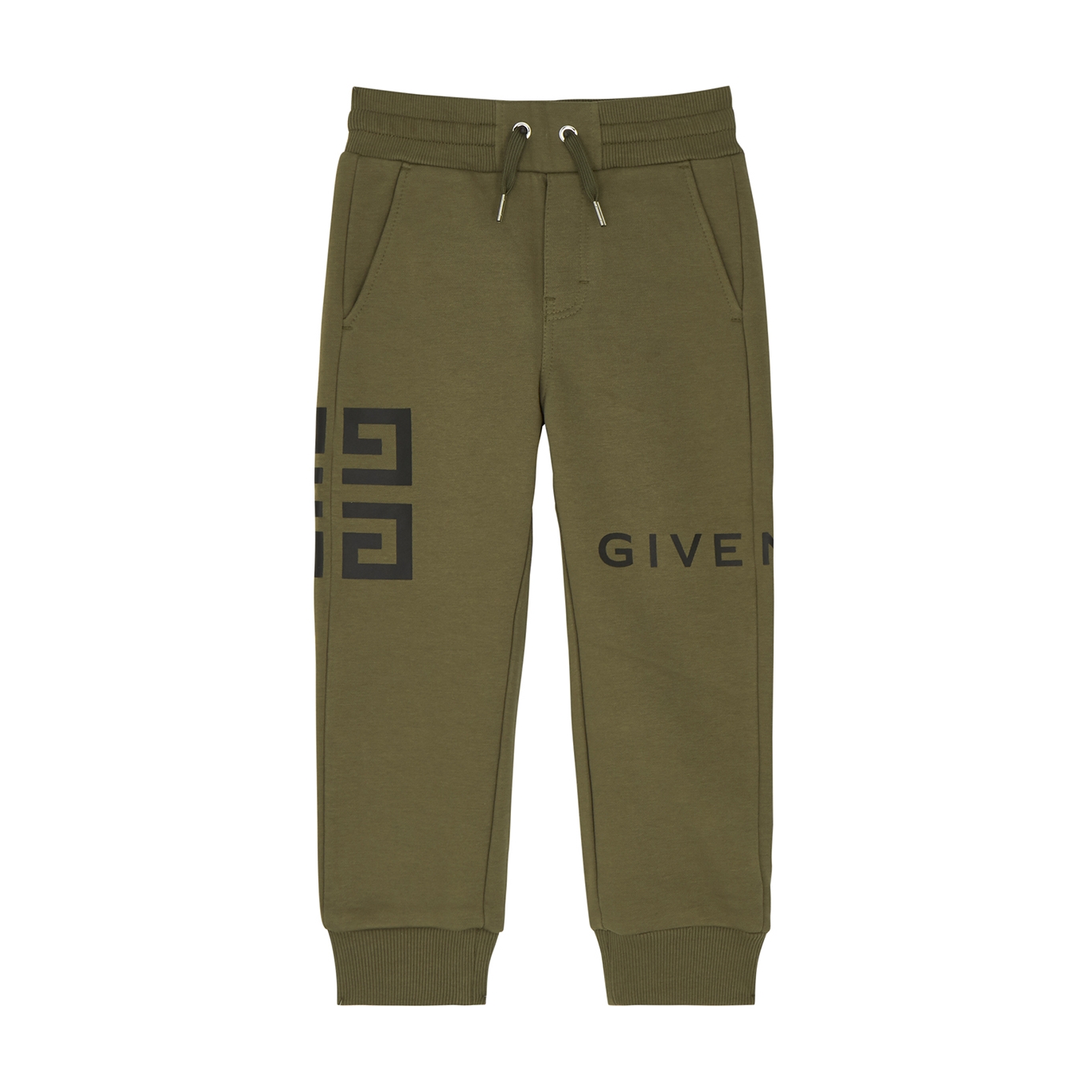 Givenchy Kids Green Logo-print Jersey Sweatpants (6-12 Years)