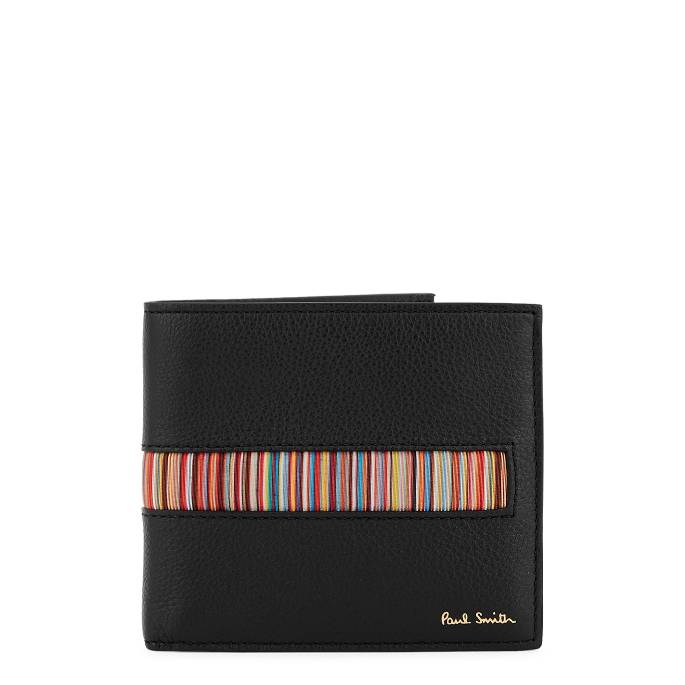 Paul Smith Black Panelled Leather Wallet
