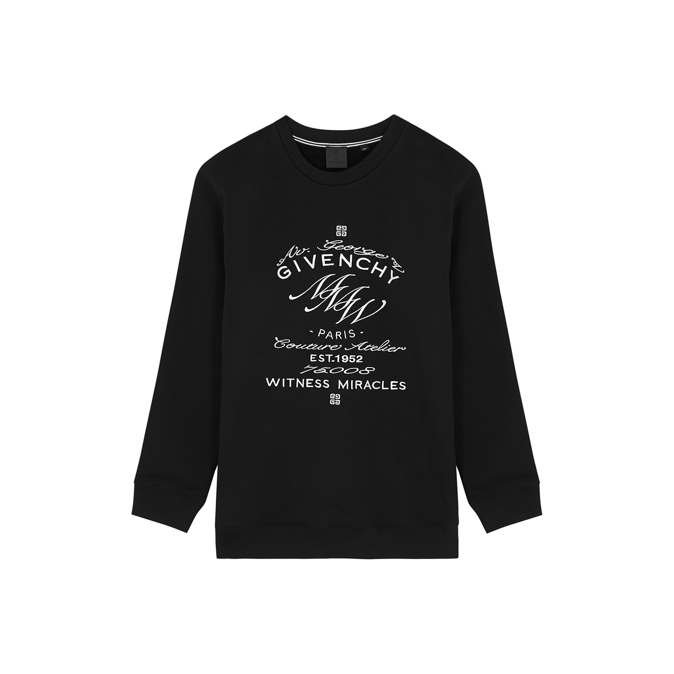 Givenchy Kids Embroidered Cotton-blend Sweatshirt (14 Years) - Black