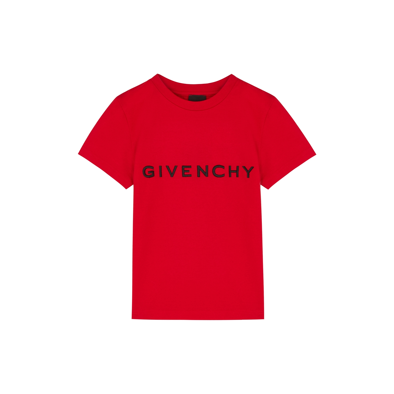 Givenchy Kids Logo-embroidered Cotton T-shirt (4-5 Years) - Red