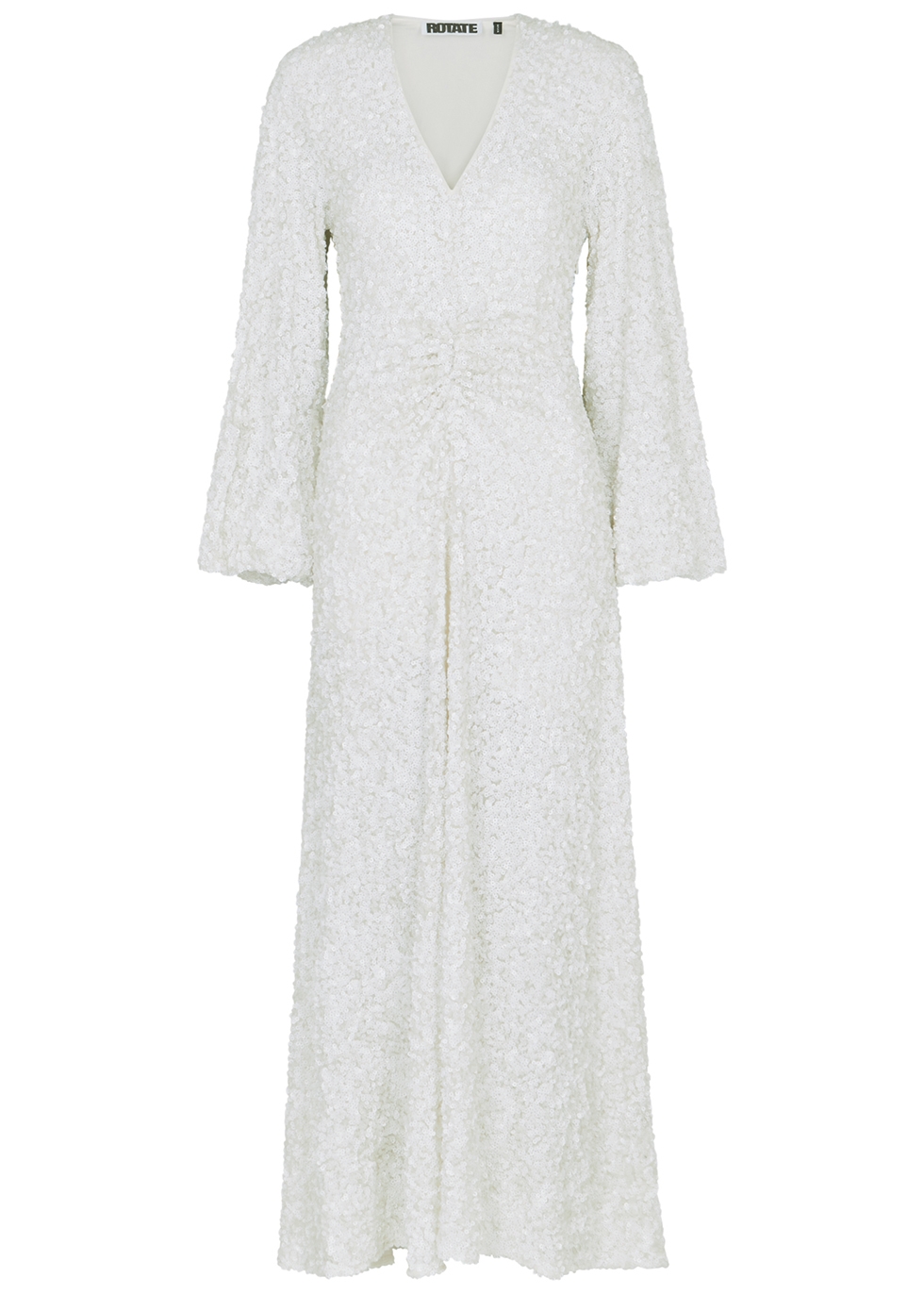ROTATE Birger Christensen Samantha white sequin gown - Harvey Nichols
