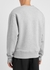 Embassy grey logo jersey sweatshirt - Mki Miyuki Zoku