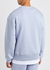 Blue logo jersey sweatshirt - Mki Miyuki Zoku