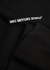 Black logo jersey sweatpants - Mki Miyuki Zoku
