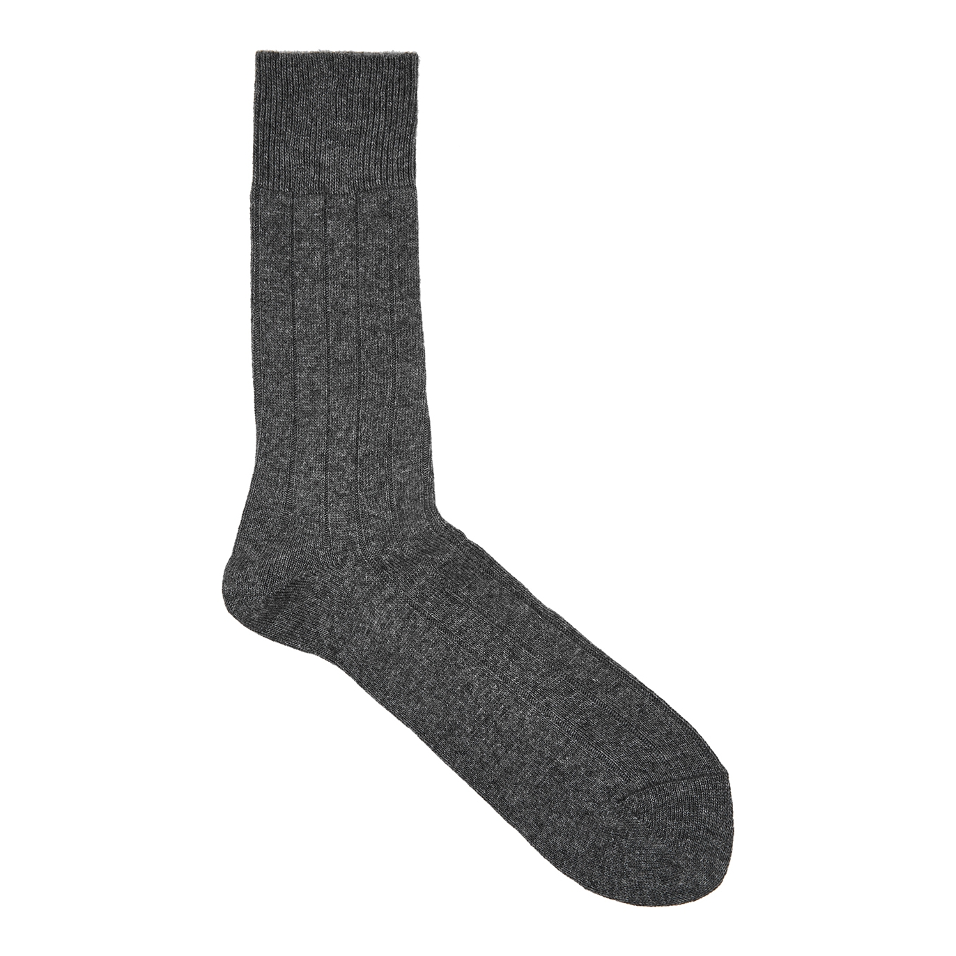 Falke Lhasa Ribbed Wool-blend Socks - Light Grey - 39-42