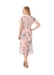Floral faux wrap ruffle dress - Adrianna Papell