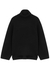 Black roll-neck wool-blend jumper - Totême