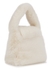 Ivory embellished faux fur top handle bag - BLUMARINE
