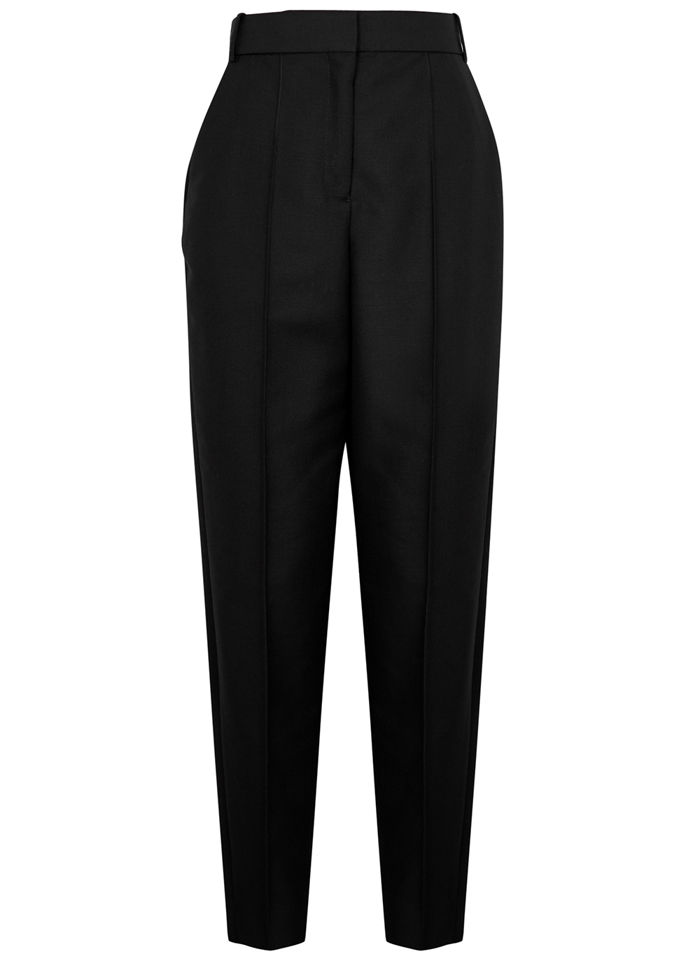 Tory Burch English tapered wool-blend trousers - Harvey Nichols