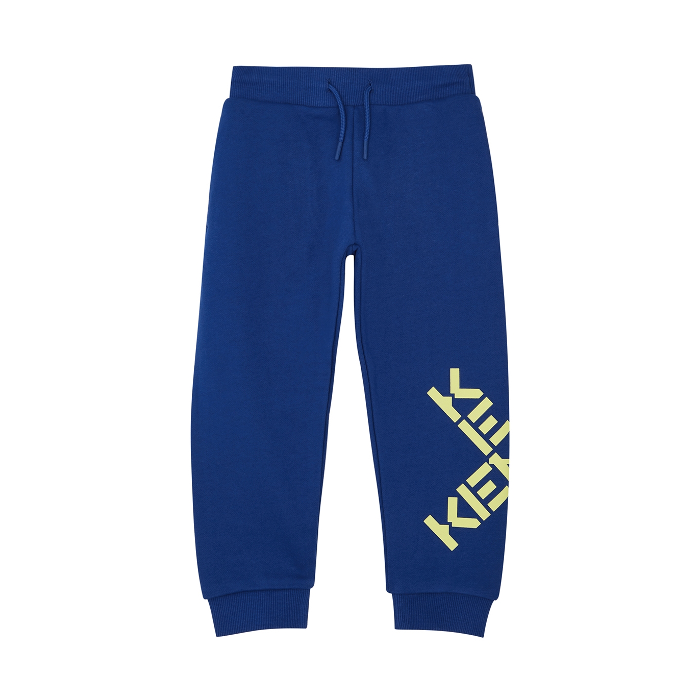 Kenzo Kids Blue Logo Cotton Sweatpants (2-4 Years)