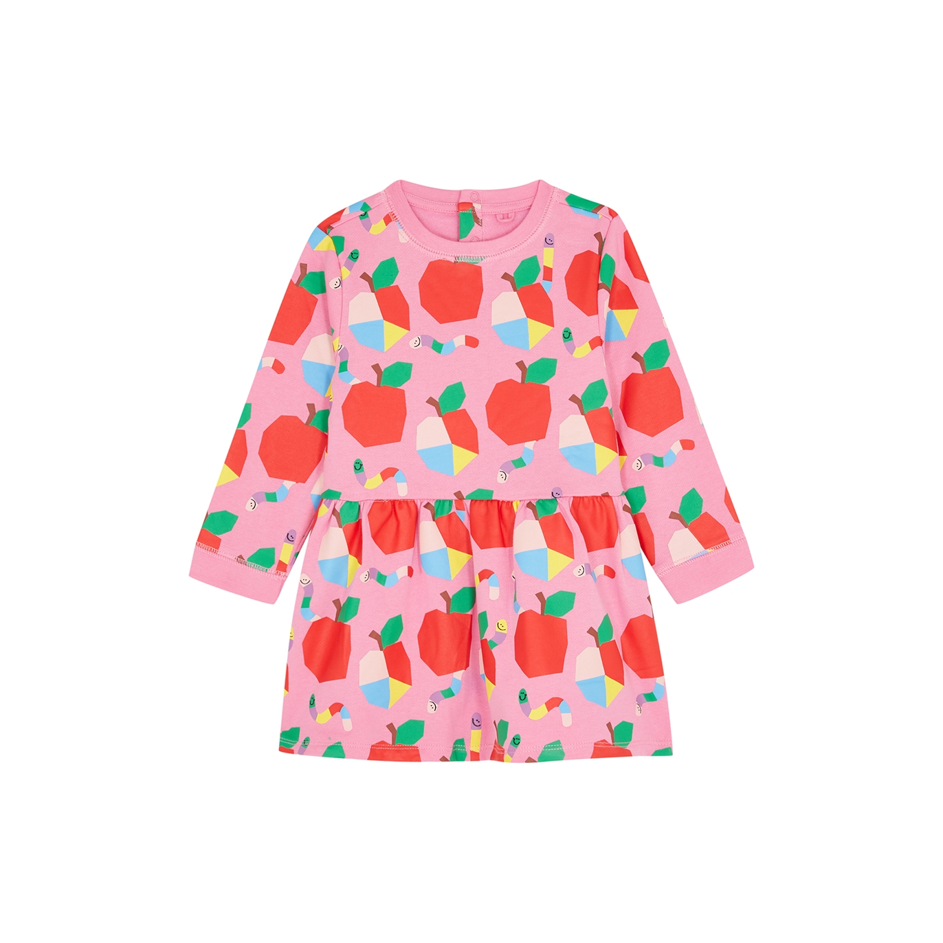 Stella McCartney Kids Apple-print Cotton Dress - Multicoloured - 9 Months