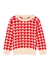 KIDS Hearts knitted cotton jumper - BOBO CHOSES