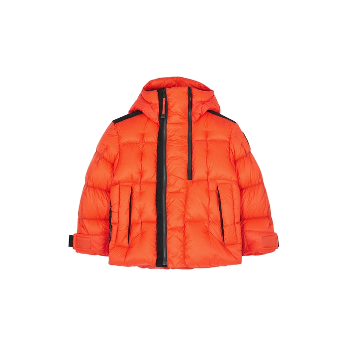 Parajumpers Kids Blaze Quilted Shell Coat (10-16 Years) In Orange