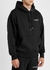 Design Studio black hooded jersey sweatshirt - Mki Miyuki Zoku