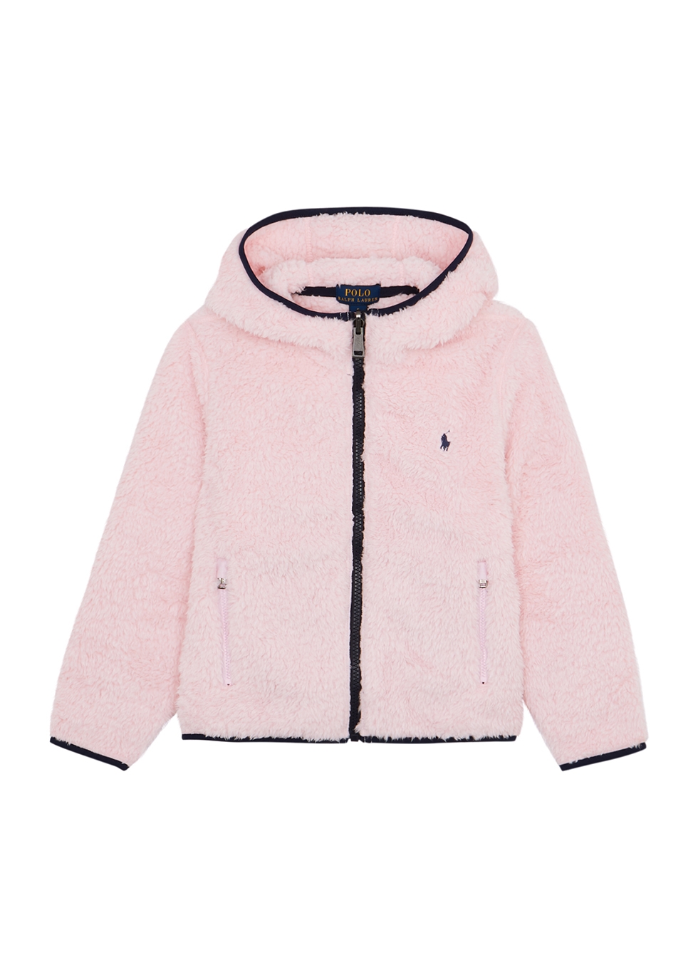 3-7 years KIDS Pink hooded fleece jacket Harvey Nichols Clothing Jackets Fleece Jackets 