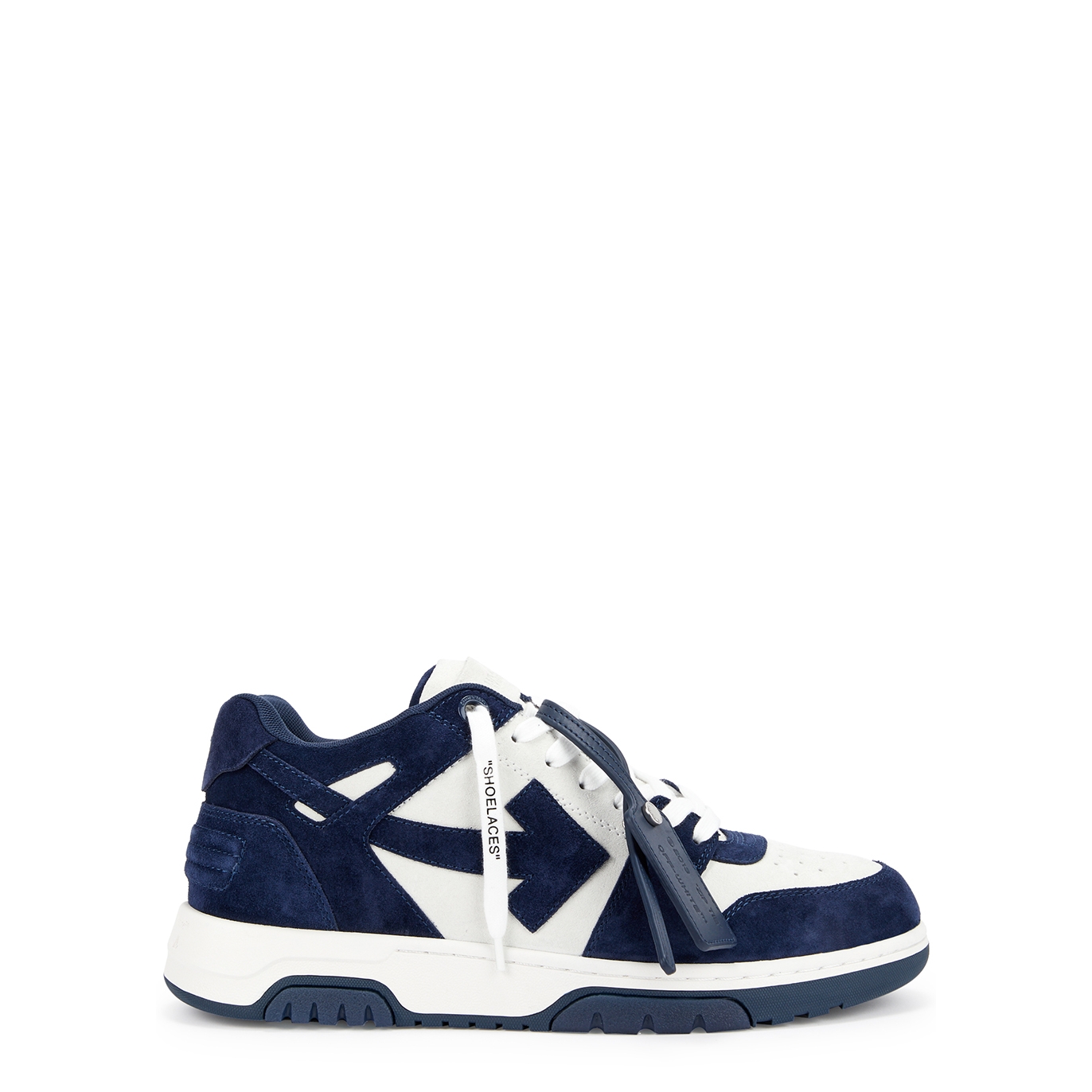 Off-White Out Of Office Panelled Suede Sneakers - 8