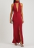 Reese open-back stretch-jersey gown - Alice + Olivia