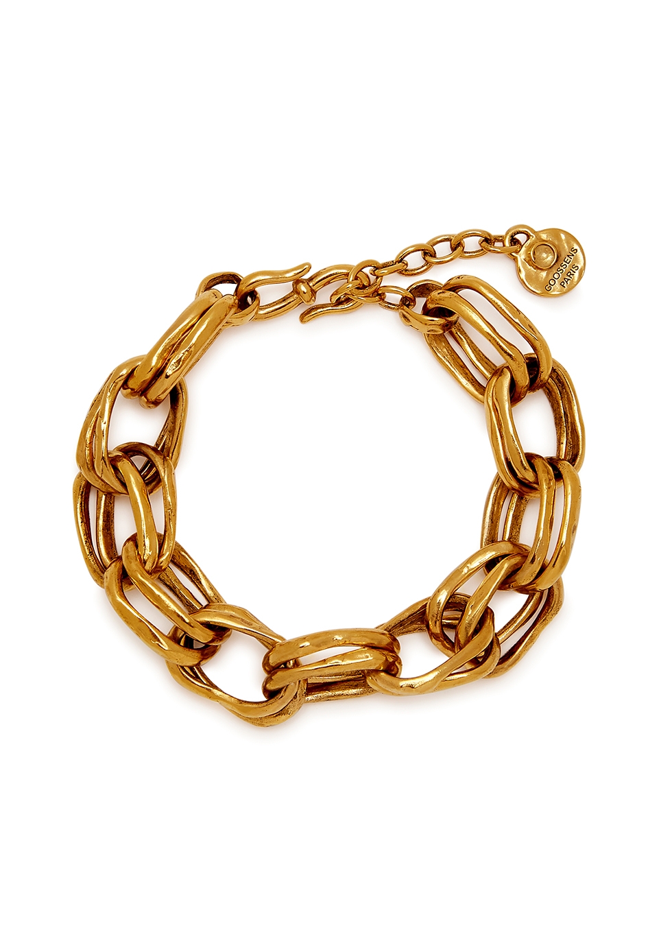 Talisman 24kt gold-dipped chain bracelet