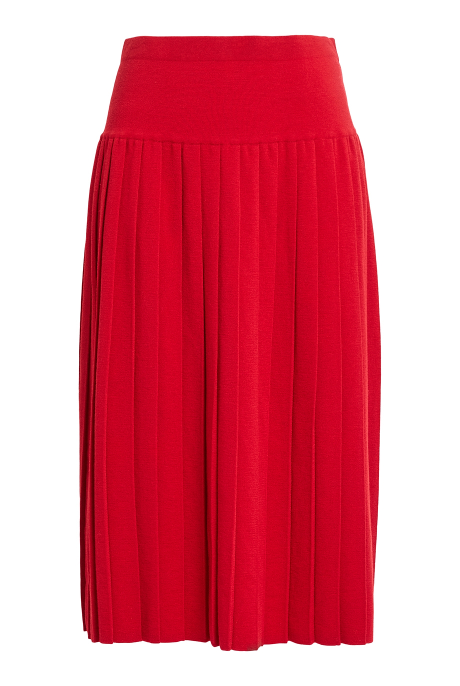 Womens Clothing Skirts Mid-length skirts Marina Rinaldi Wool Skirt in Red 