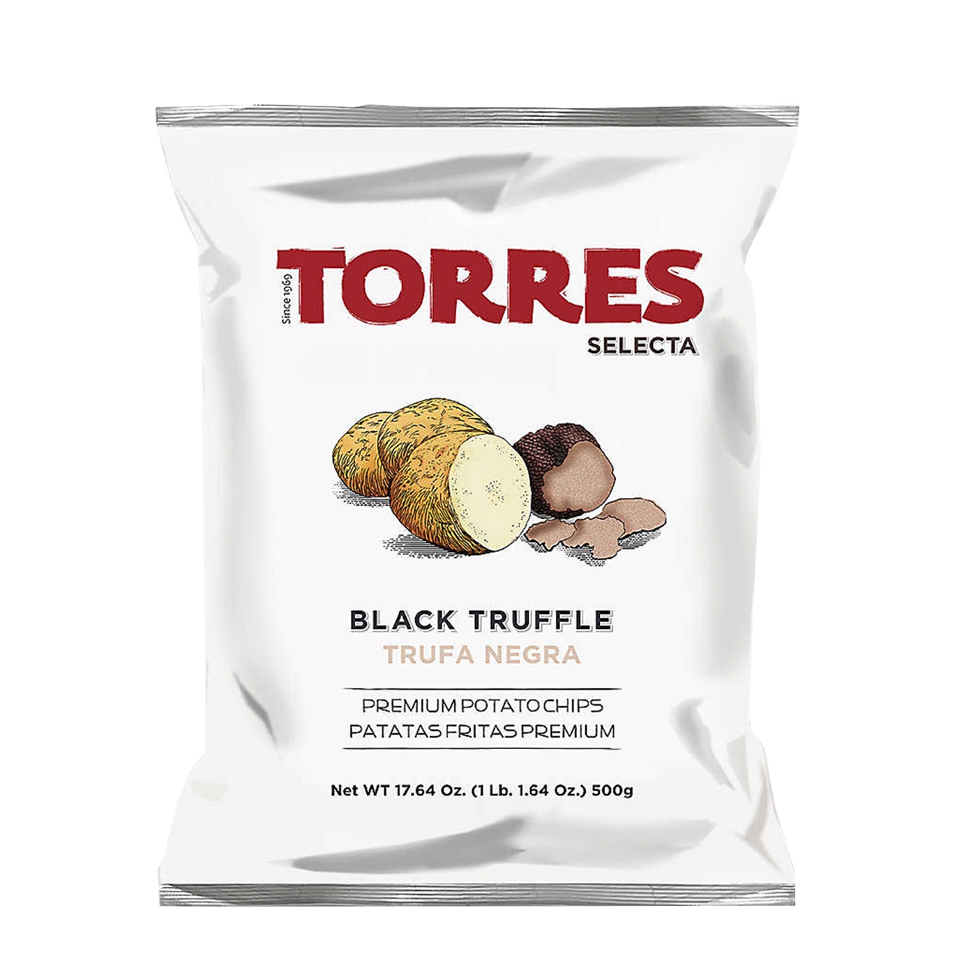 Torres Black Truffle Crisps Big Bag 500g
