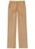 Straight-leg cashmere trousers - Off-White