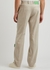Straight-leg wool-blend trousers - Off-White