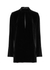 High-neck velvet mini dress - Saint Laurent