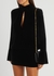 High-neck velvet mini dress - Saint Laurent