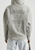 Distressed logo hooded cotton sweatshirt - Saint Laurent