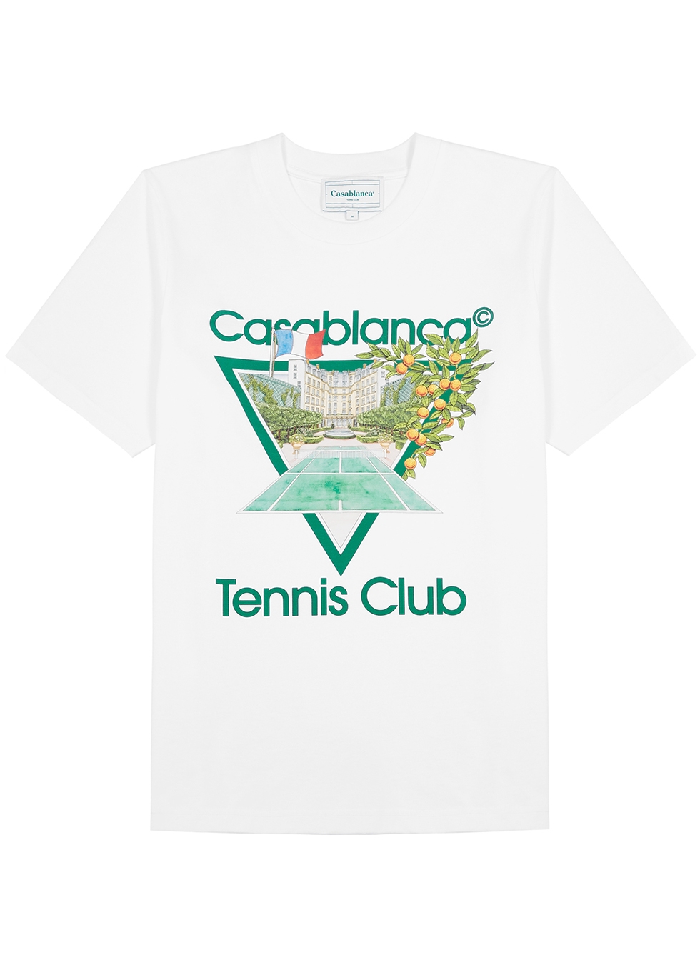 Tennis Club Icon white cotton T-shirt