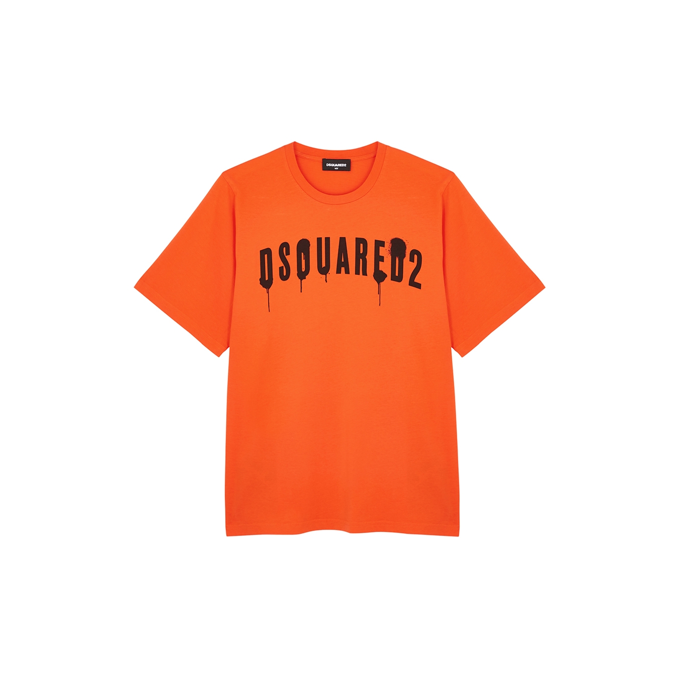 Dsquared2 Kids Red Logo-print Cotton T-shirt - Orange - 6 Years
