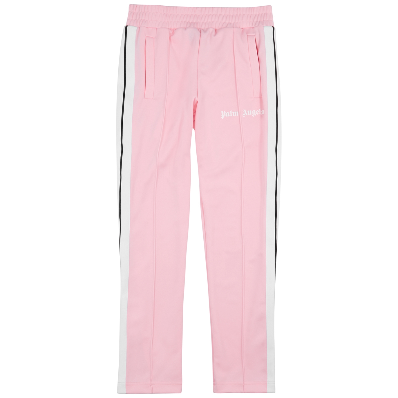 Palm Angels Pink Striped Jersey Track Pants - L