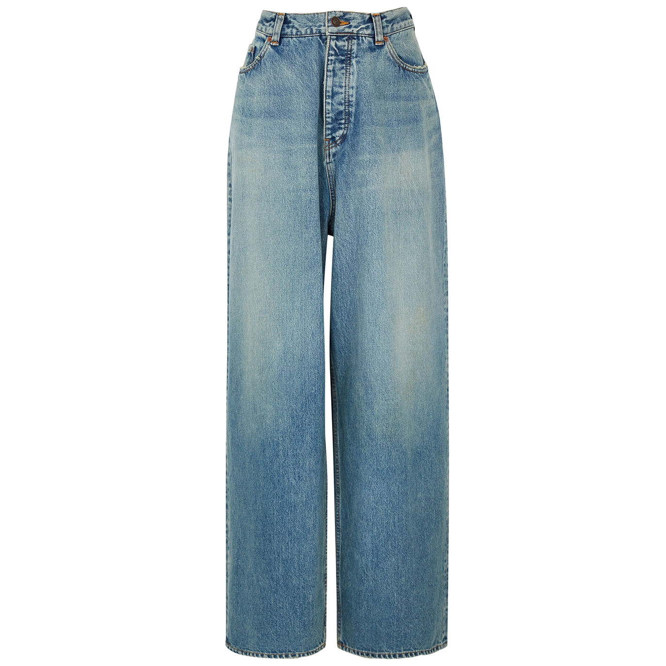 Balenciaga Oversized Wide-leg Jeans - Blue - M