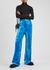 Crushed velvet wide-leg trousers - Balenciaga
