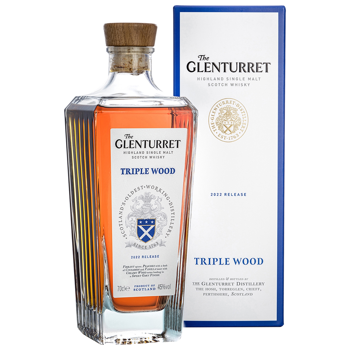 Glenturret Triple Wood 2022 Release Single Malt Scotch Whisky