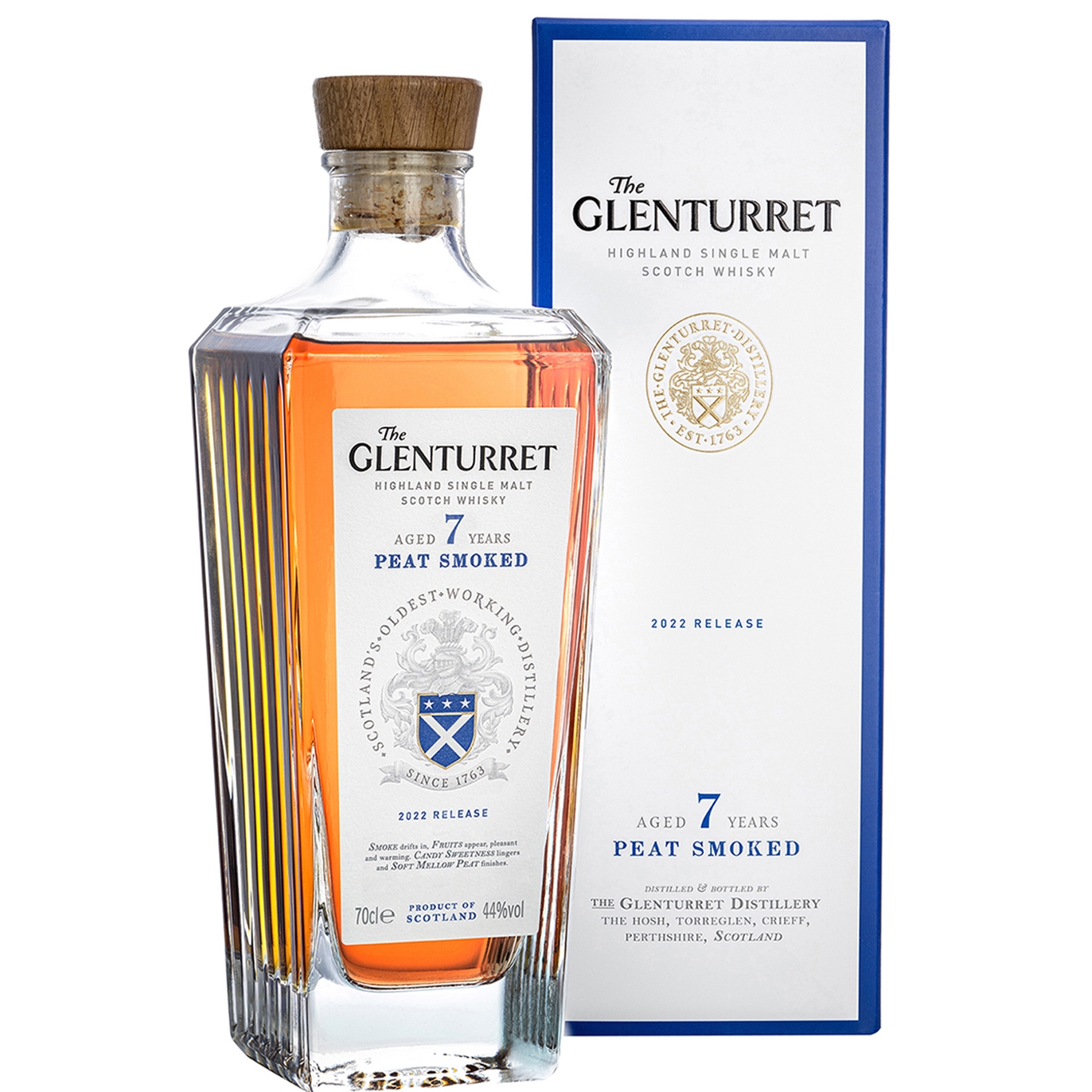 Glenturret 7 Year Old Peat Smoked 2022 Release Single Malt Scotch Whisky