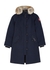 KIDS Brittania navy fur-trimmed Arctic-Tech parka (8-14+ years) - Canada Goose