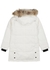 KIDS Juniper fur-trimmed white quilted Arctic-Tech parka (8-14+ years) - Canada Goose