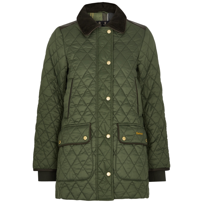 Barbour Kilmarie olive quilted shell jacket - Harvey Nichols