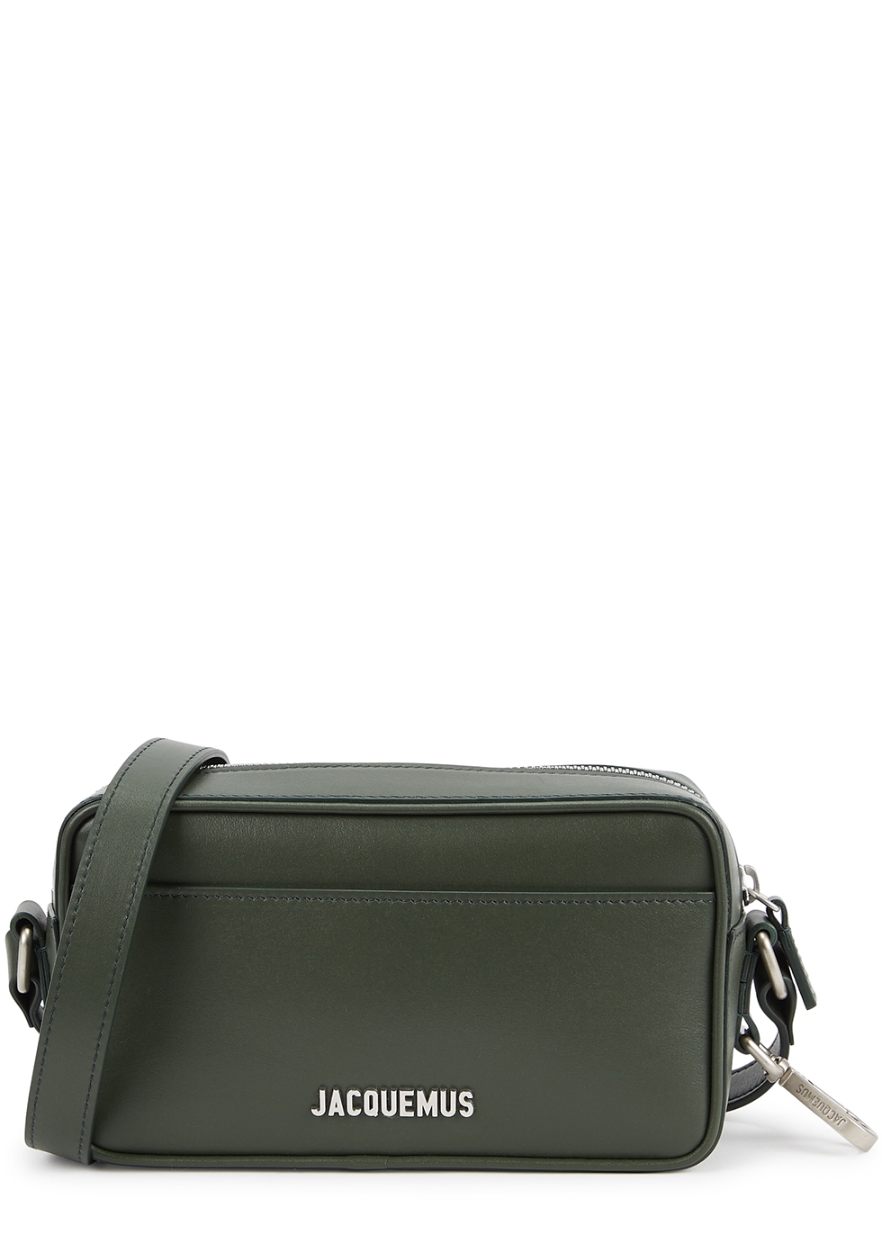 Womens Bags Crossbody bags and purses Jacquemus Le Baneto Leather Cross-body Bag in Dark Green Green 