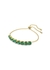 Exalta bracelet green gold-tone plated - Swarovski