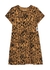 KIDS Leopard-print stretch-jersey dress - MINI RODINI