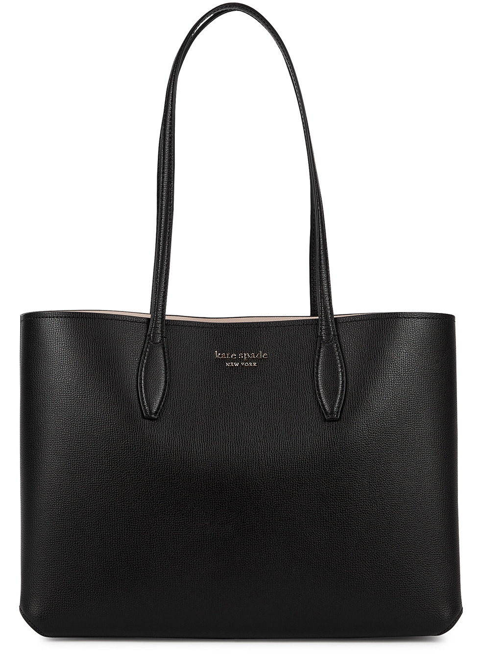 Kate Spade New York All Day large black leather tote - Harvey Nichols