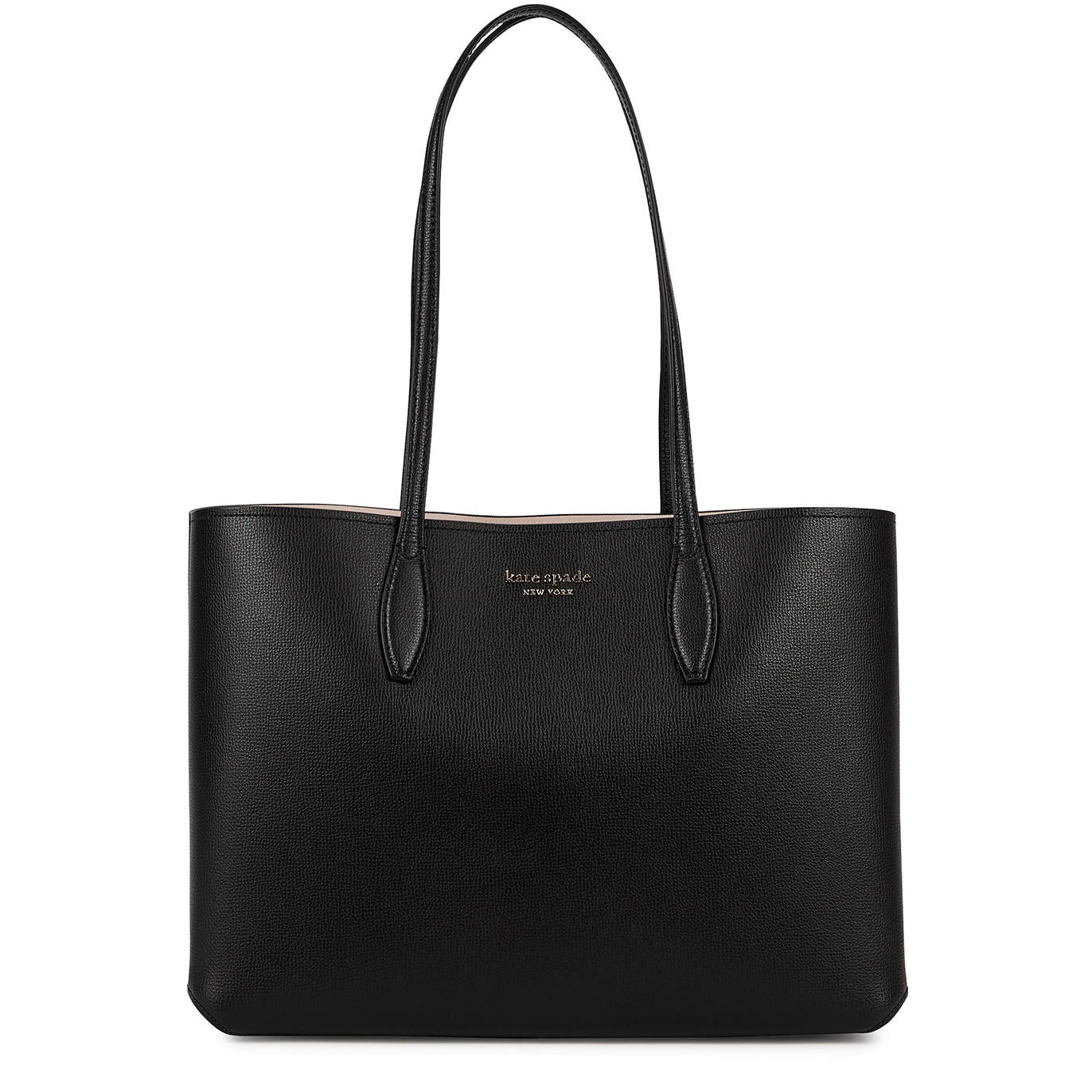 Kate Spade New York All Day Large Black Leather Tote